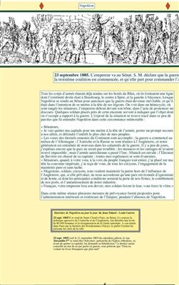 Extrait 4 — LA CAMPAGNE DE 1805 : AUSTERLITZ